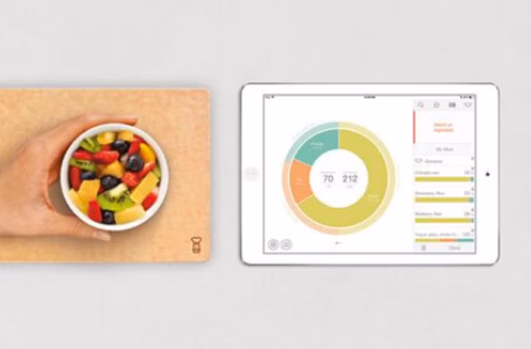 Sản phẩm cho người ăn kiêng Prep Pad: Pre Pad và ứng dụng di kèm Countertop sẽ nhắc cho bạn biết bạn cần cắt bỏ bao nhiêu trong khẩu phần ăn của mình. Pre Pad và Countertop chứa thông tin dinh dưỡng của khoảng 300.000 sản phẩm và thậm chí bạn có thể sử dụng Countertop để scan mã UPC của một sản phẩm bạn mua.