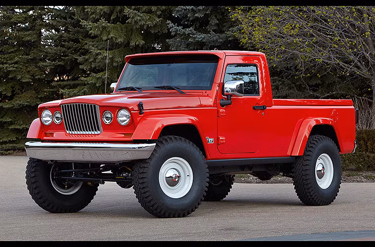 Jeep J-12 cùng với NuKizer 715 là hai bản concept được phát triển dựa trên chiếc pickup quân đội Kaiser Jeep M715. Mặc dù được các fan của Jeep rất chờ đợi, tuy nhiên Jeep J-12 đã không bao giờ được ra lò, và người ta cung không bao giờ nhắc đến nó nữa.