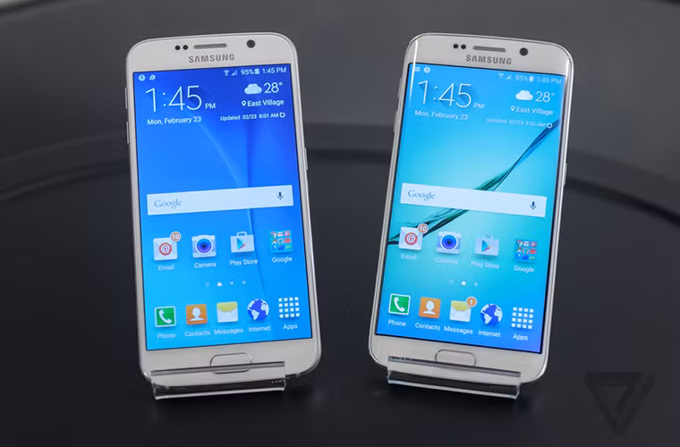 Tren tay bọ doi sang chảnh Galaxy S6 và Galaxy S6 Edge