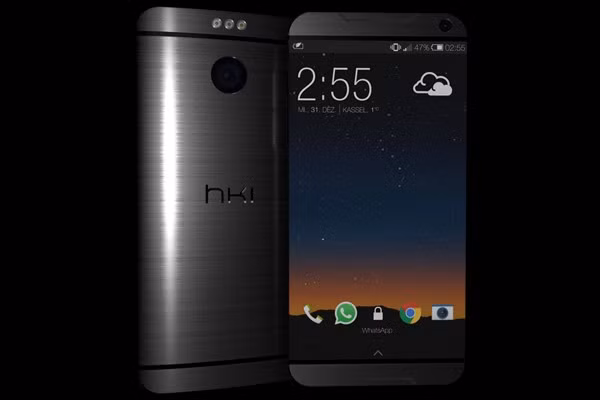 Toàn cảnh bản thiết kế HTC One (M9) được Hasan giới thiệu.