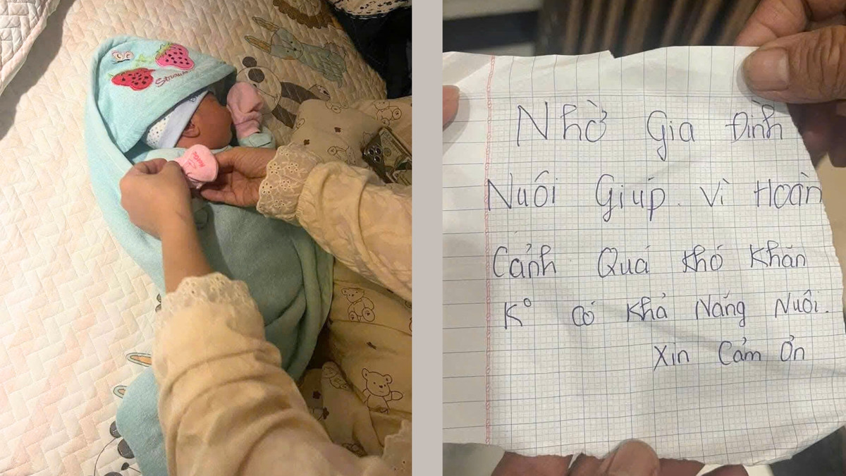 Bé sơ sinh bị bỏ rơi trước cổng nhà dân giữa đêm lạnh giá Be so sinh bi bo roi truoc cong nha dan giua dem lanh gia