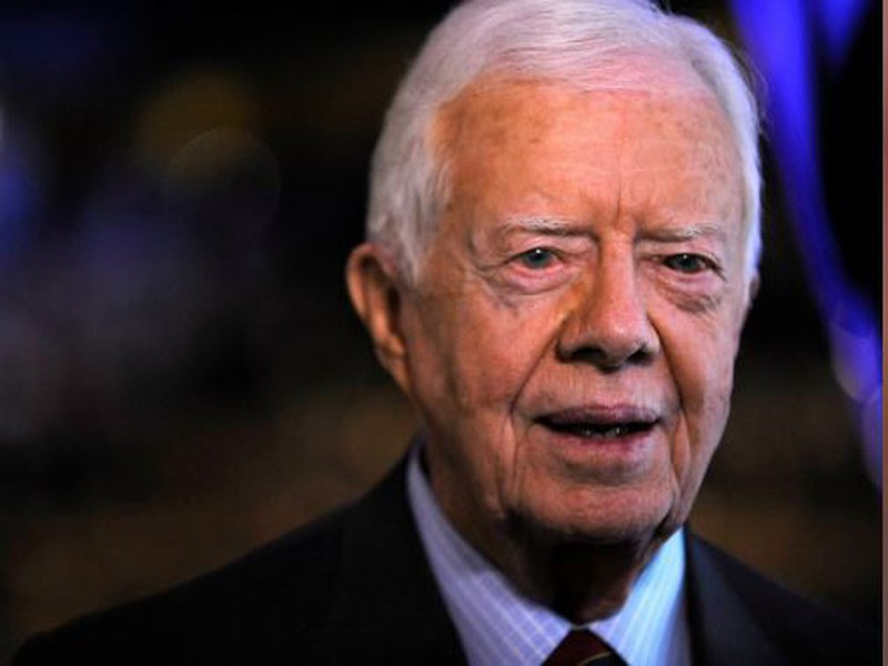 Trong thời gian làm Tổng thống Mỹ, ông Jimmy Carter đã theo dõi 480 bộ phim trong rạp chiếu phim ở Nhà Trắng. Ảnh: Reuters.