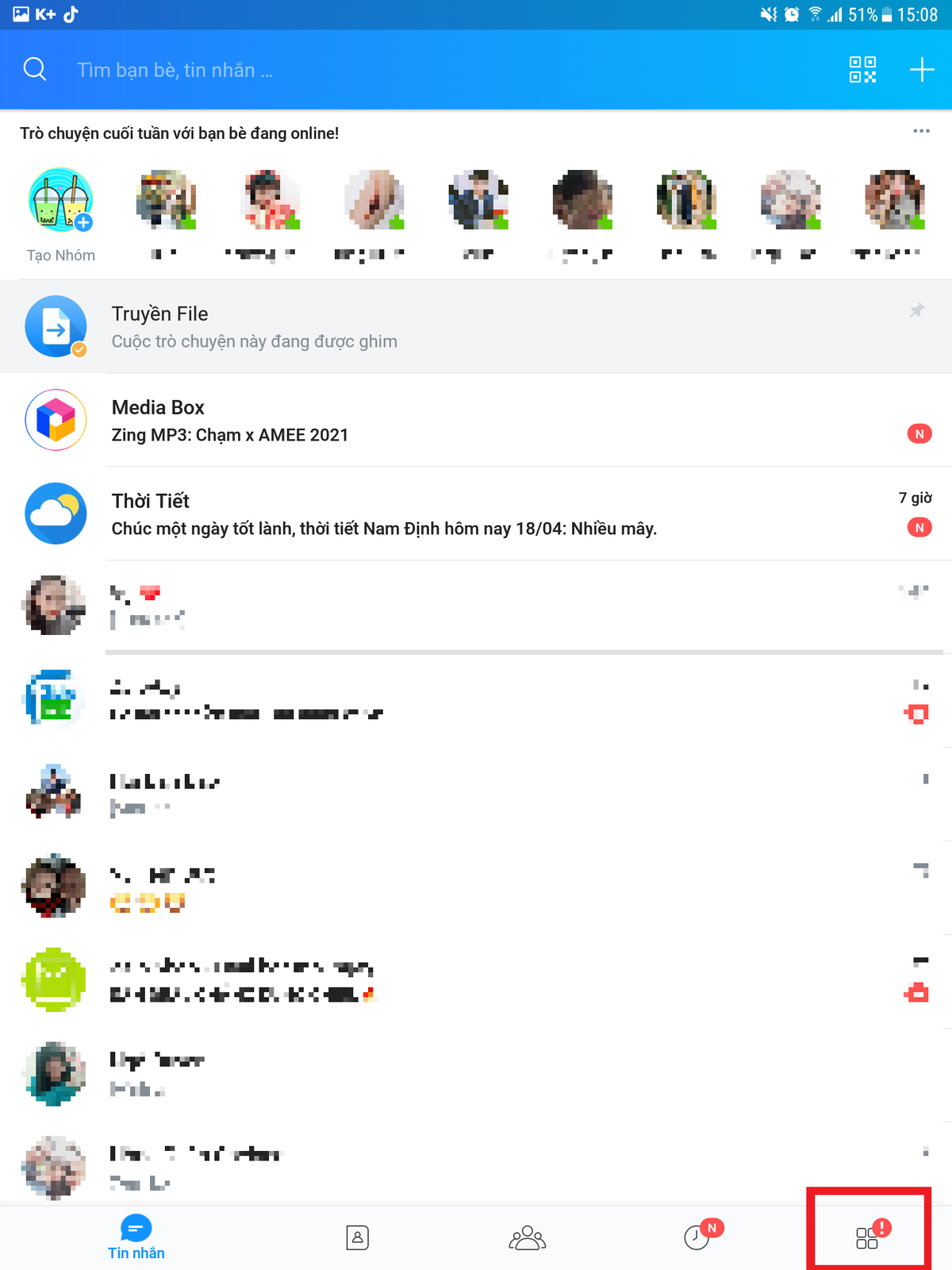 Huong dan tat thong bao nhat ky va khoanh khac tren Zalo cuc don gian-Hinh-2