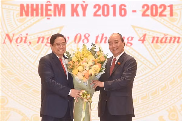 Ban giao cong viec cua Thu tuong Chinh phu