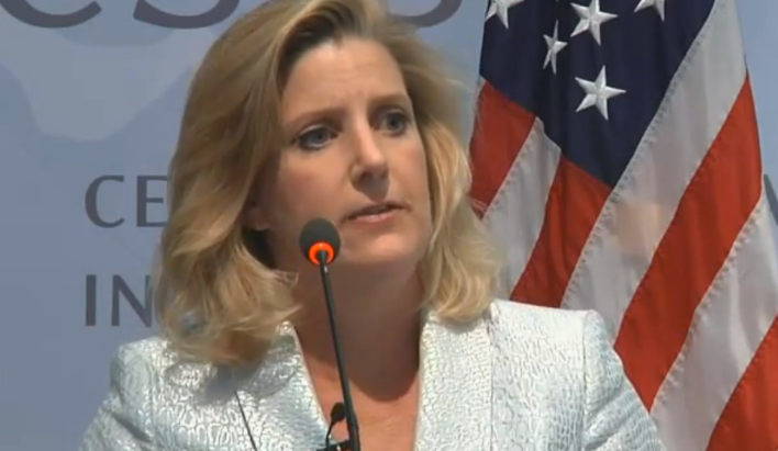 Bà Christine Wormuth là thành viên cấp cao tại Trung tâm Nghiên cứu Chiến lược và Quốc tế. Ảnh: CSIS.