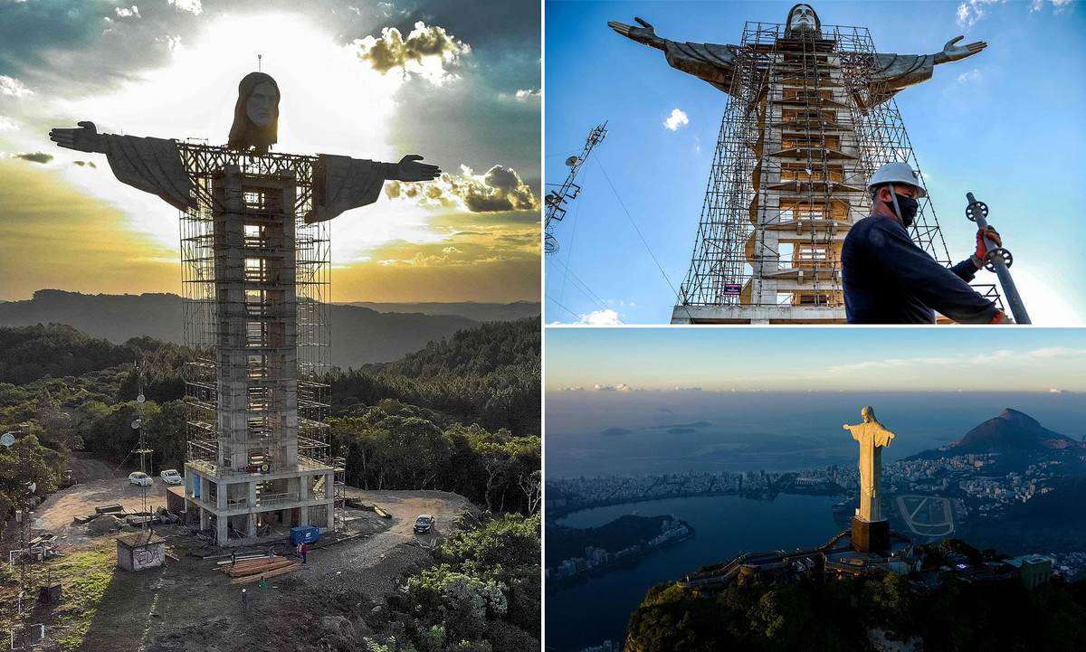 Theo BBC, ý tưởng xây dựng bức tượng này là của chính trị gia Adroaldo Conzatti, người vừa qua đời vào tháng 3/2021. Ảnh: Daily Mail.