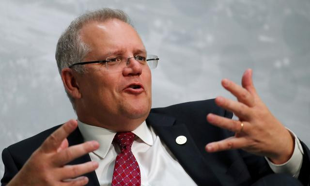 Thủ tướng Australia Scott Morrison khẳng định, nước này sẽ tiếp tục hỗ trợ cuộc đàm phán hòa bình giữa chính phủ Afghanistan và lực lượng Taliban. Ảnh: Reuters.
