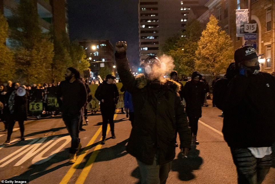 Cuộc biểu tình diễn ra hòa bình.