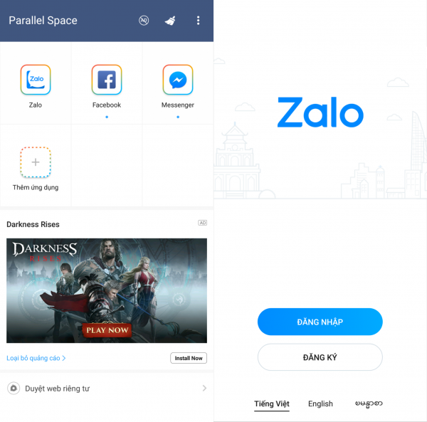 Meo dang nhap 2 tai khoan Zalo cung luc tren dien thoai Android-Hinh-3