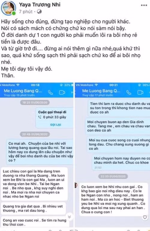 Yaya Truong Nhi noi gi khi Luong Bang Quang - Ngan 98 bi chan danh?-Hinh-2