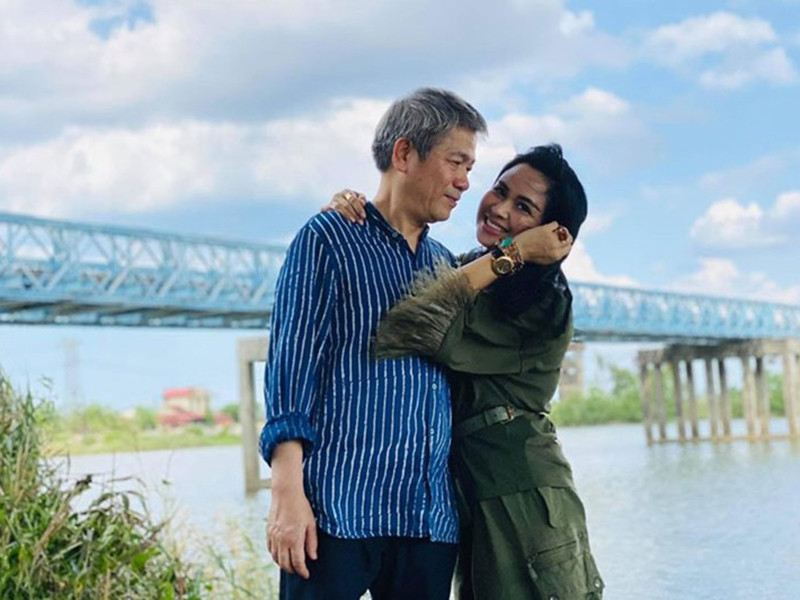 Ở tuổi ngoài 50, Thanh Lam tìm được hạnh phúc mới. Bạn trai của diva là bác sĩ Bùi Tiến Hùng. Ảnh: Lao động