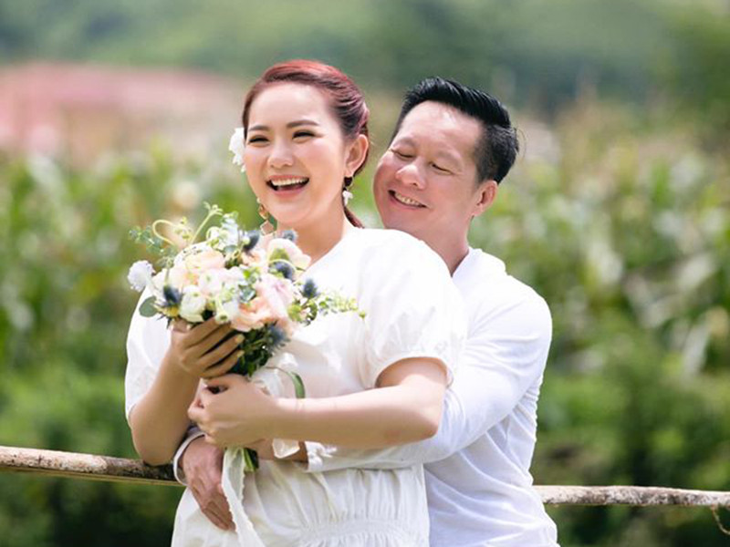 Đại gia Đức An lại cho rằng, không phải do đồ ăn anh nấu mà Phan Như Thảo đang rất hạnh phúc nên không có áp lực giảm cân.