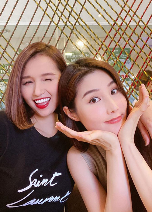 Trên trang cá nhân, Diễm My còn bày tỏ tình cảm dành cho Lã Thanh Huyền.