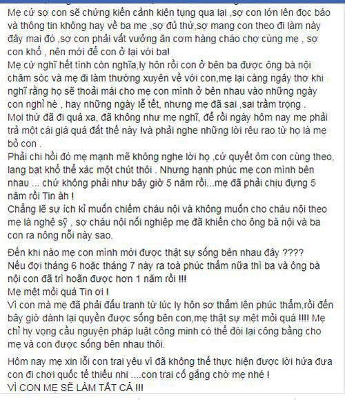 Nhat Kim Anh to bi chong cu duoi ve khi den dua con di choi-Hinh-3