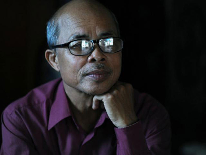 NSƯT Hán Văn Tình phát hiện mắc ung thư phổi từ cuối năm 2014. 2 năm sau đó, căn bệnh quái ác đã cướp đi người nghệ sĩ tài năng của showbiz. Ảnh: Dân Việt