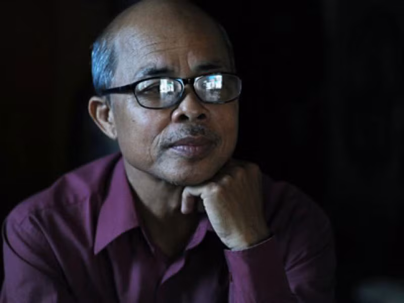 NSƯT Hán Văn Tình phát hiện mắc ung thư phổi từ cuối năm 2014. 2 năm sau đó, căn bệnh quái ác đã cướp đi người nghệ sĩ tài năng của showbiz. Ảnh: Dân Việt