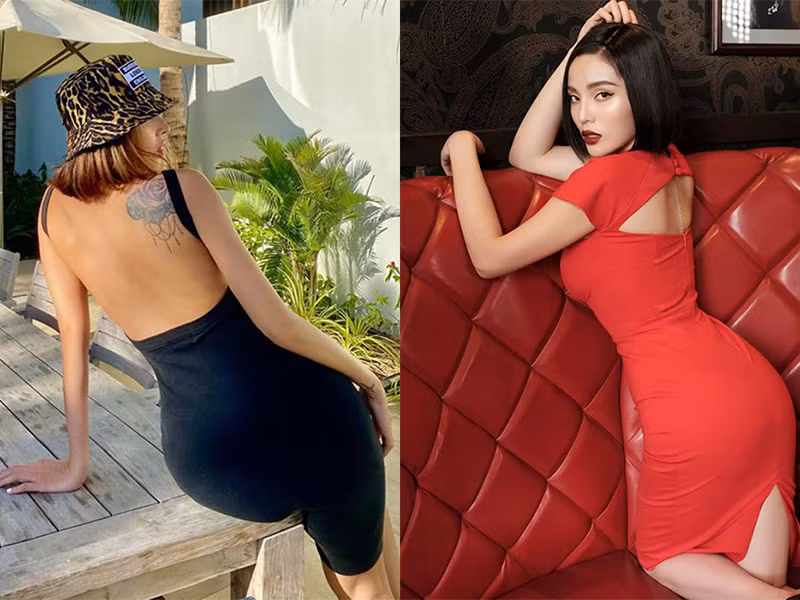 Minh Triệu lại hút mắt với vòng ba 97 cm, làn da nâu, gương mặt góc cạnh, cá tính.