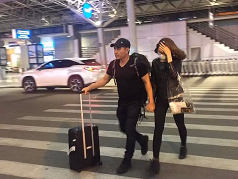 Khi đóng phim "Gạo nếp gạo tẻ", Thúy Ngân vướng tin đồn tình cảm với bạn diễn Trung Dũng. Ảnh: Infonet