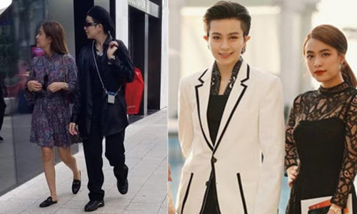 Không ít lần hai ca sĩ này bị bắt gặp cùng đi mua sắm. Ảnh: Dân Việt