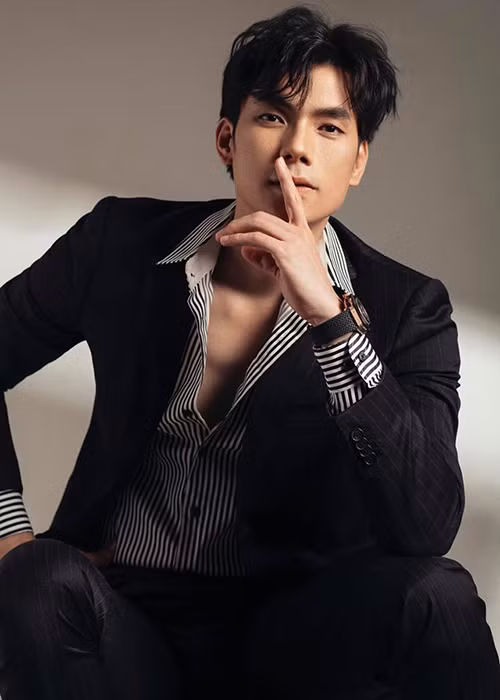 Nhan Phúc Vinh có sự nghiệp diễn xuất không kém cạnh Vương Kiệu Khánh ở làng giải trí trong nước.