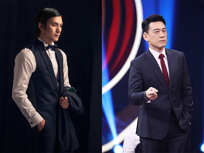 2 nam chính của "Tình yêu và tham vọng" bản Việt và bản gốc đều cao ráo, điển trai. Ảnh: Weibo