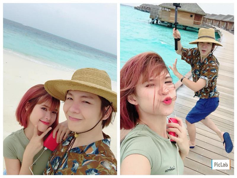 Mới đây, Khởi My hài hước tiết lộ, vợ chồng cô không sinh con vì cả hai ở với nhau đã tăng động, chí chóe nên có con chắc sẽ sinh chuyện.