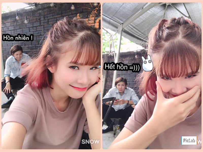 Khởi My và Kelvin Khánh đến nay vẫn hiếm khi tỏ ra nghiêm túc lúc chụp ảnh cùng nhau.