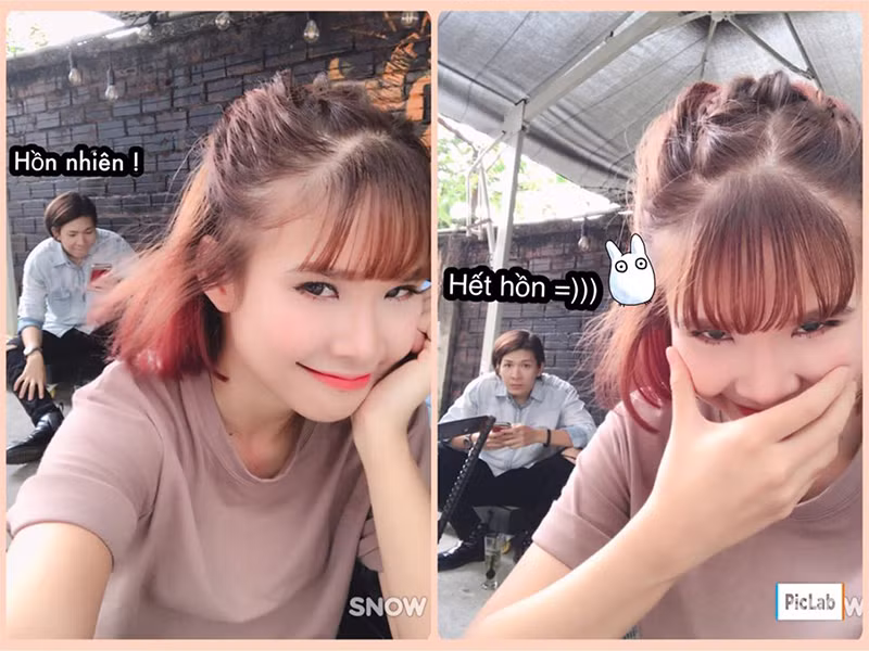 Khởi My và Kelvin Khánh đến nay vẫn hiếm khi tỏ ra nghiêm túc lúc chụp ảnh cùng nhau.