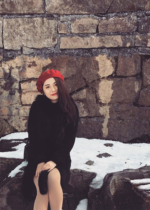 Trong những ngày tháng cuối đời, Diệu Linh cố gắng chống chọi bệnh tật bằng tinh thần lạc quan.