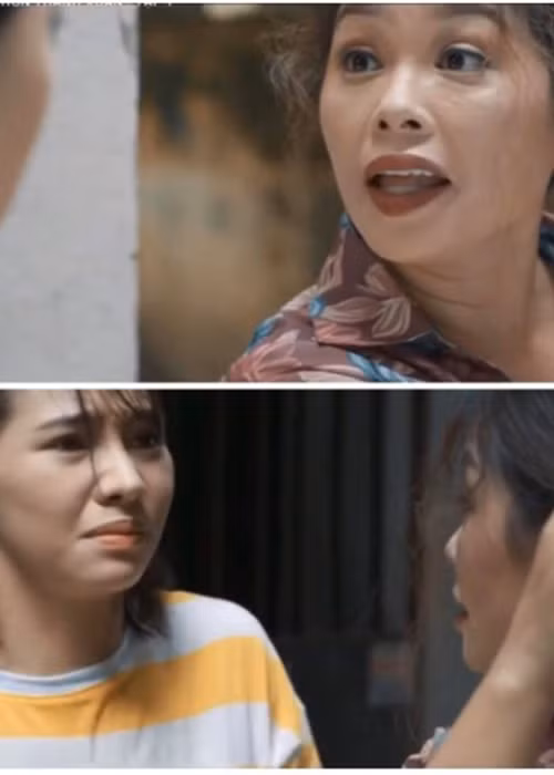 Trước "Tình yêu và tham vọng", diễn viên Thanh Tú từng được chú ý nhờ vai bà Mỹ - người thời trẻ làm nghề “buôn phấn, bán hương”, đến khi hết thời lại lao vào cờ bạc, bóc lột từng đồng của cô con gái tên An trong bộ phim "Chạy trốn thanh xuân". Ảnh: Thể thao