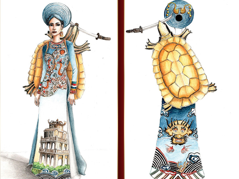 “Hồ Gươm” của Vũ Quốc Việt lấy ý tưởng từ sự tích Hồ Gươm.