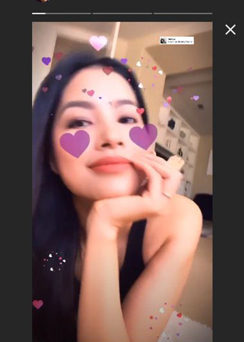 Phạm Hương đăng ảnh cận mặt, không để lộ vòng 2. Trước đó, từng rộ nghi vấn phải chăng chân dài mang bầu lần 2 nên muốn rời xa mạng xã hội giống như lần mang thai con trai đầu lòng.