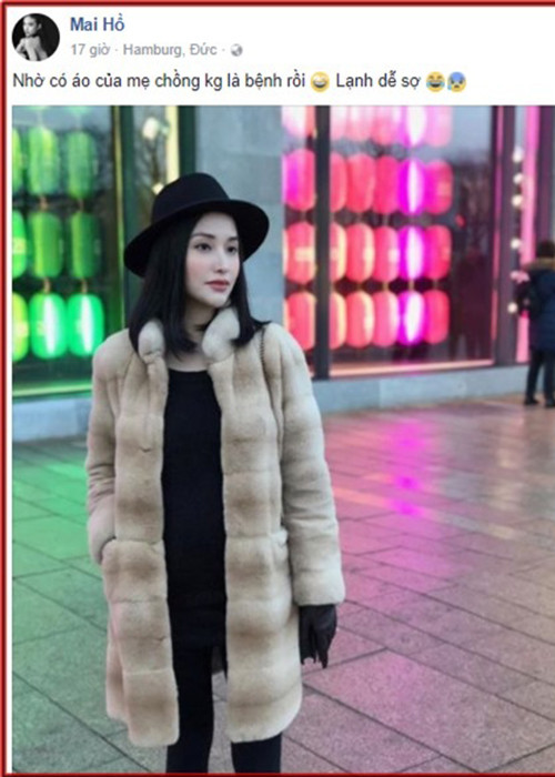 Không chỉ được chồng yêu chiều, Mai Hồ còn được lòng mẹ chồng.