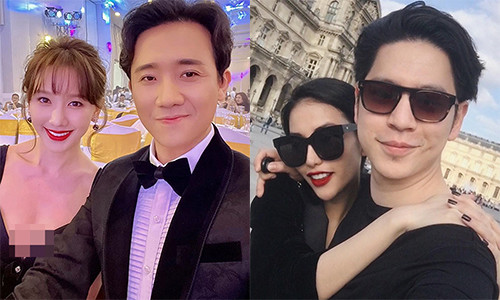  Trấn Thành từng hẹn hò Mai Hồ trong 2 năm trước khi đến với Hari Won. Hiện tại, cuộc hôn nhân của Trấn Thành vô cùng êm ấm, trong khi đó Mai Hồ cũng có hạnh phúc riêng.