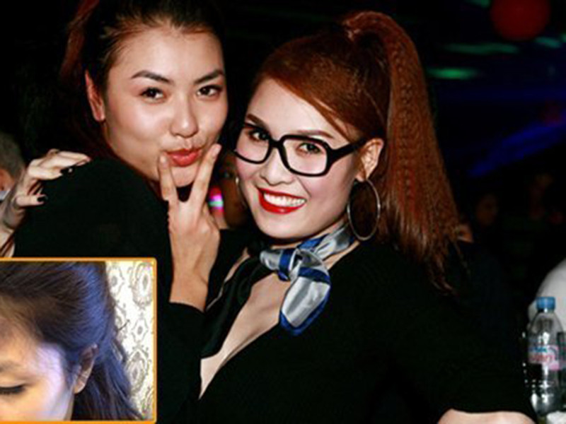 Hồng Quế cũng mất điểm khi bị tố cùng Quế Vân đánh người vào năm 2012. Sau đó, cả hai chân dài đã phải lên phường nộp phạt hành chính cho hành vi đánh người. Ảnh: Gia đình xã hội