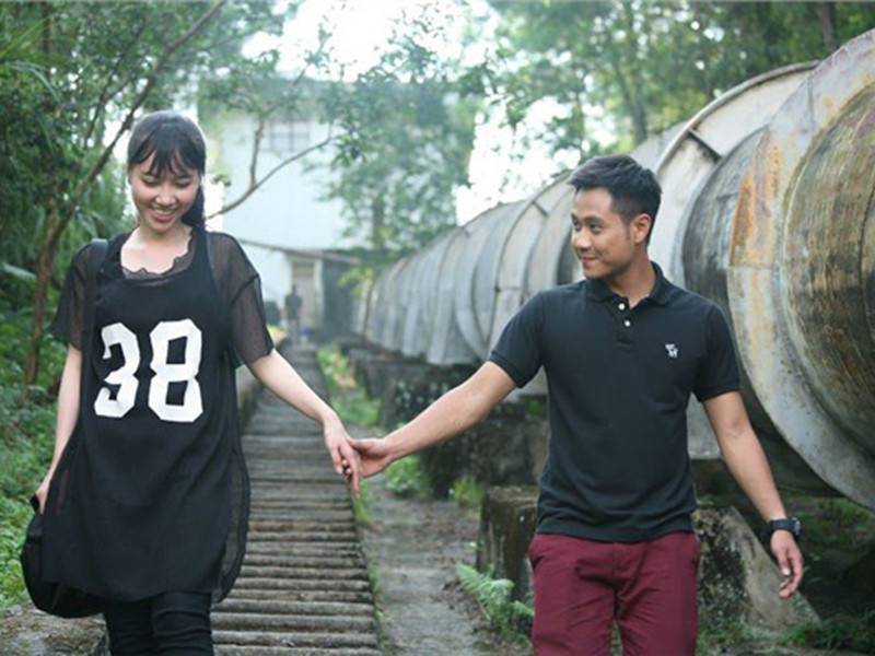 Hình ảnh Thanh Sơn bên Minh Hà trong bộ phim "Lựa chọn cuối cùng". Ảnh: VTV