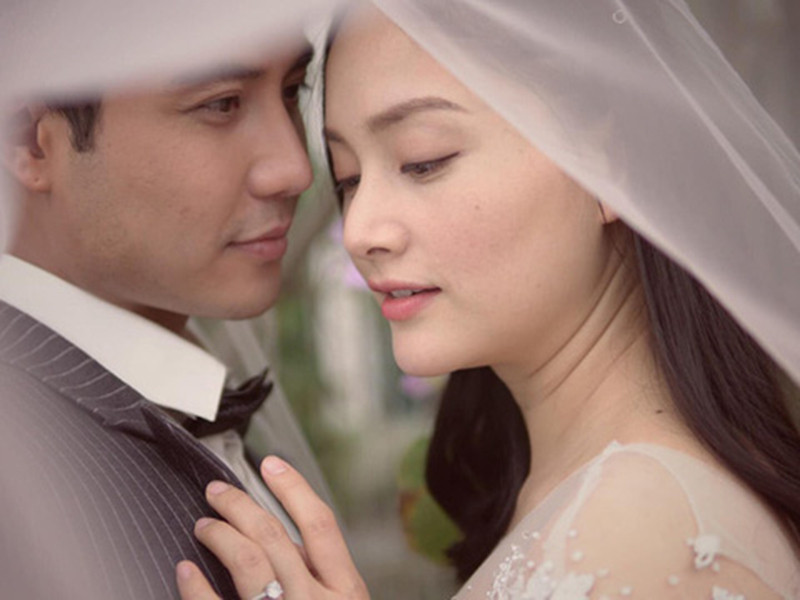 Trước "Tình yêu và tham vọng" và "Đừng bắt em phải quên", Thanh Sơn đóng nam chính phim "Nàng dâu order". Ảnh: VTV