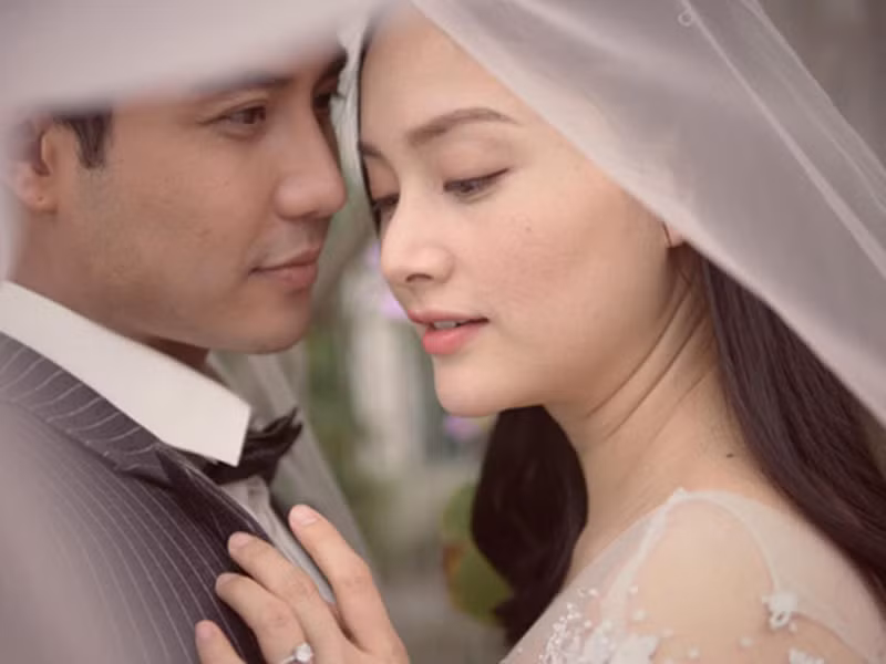 Trước "Tình yêu và tham vọng" và "Đừng bắt em phải quên", Thanh Sơn đóng nam chính phim "Nàng dâu order". Ảnh: VTV