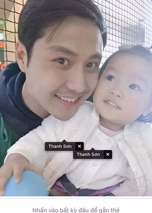 Nam diễn viên tâm sự anh thích chăm sóc con.