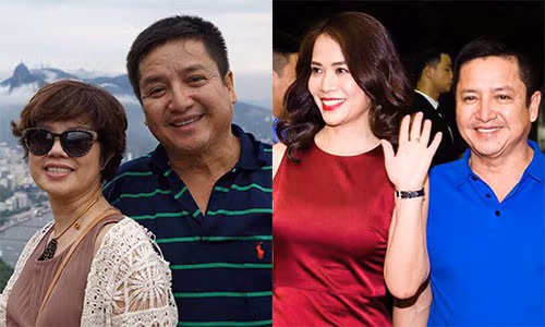 Chí Trung - Ngọc Huyền là "biểu tượng hôn nhân" với hơn 32 năm chung sống. Năm 2016, cả hai âm thầm ly thân rồi ly hôn năm 2018. Hiện tại, Chí Trung hẹn hò doanh nhân kém 18 tuổi Ý Lan. Ảnh: Gia đình xã hội