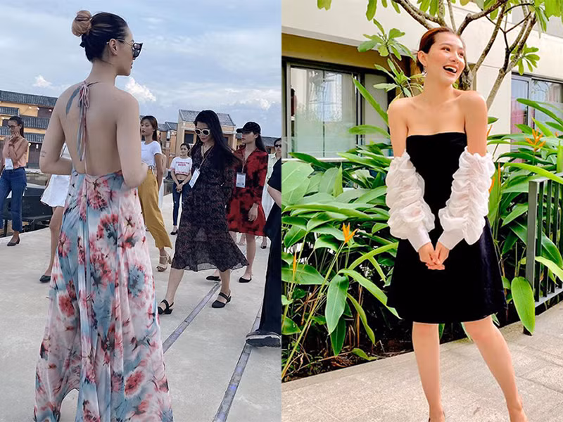 Cả hai sở hữu vóc dáng thon gọn, quyến rũ.