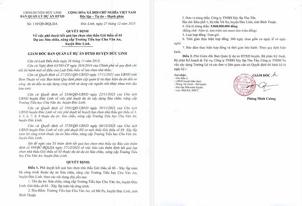 Bình Thuận: Duy nhất Cty Thọ Tấn dự gói thầu xây lắp hơn 7 tỷ - Hình 4 Binh Thuan: Duy nhat Cty Tho Tan du goi thau xay lap hon 7 ty-Hinh-4