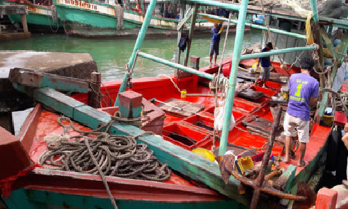 Ngat khi trong ham tau danh ca, 5 nguoi thuong vong