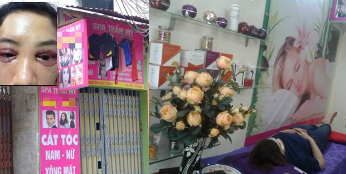 Spa tại địa chỉ số 5 ngõ 47 phố Nguyễn Đức Cảnh đã đóng cửa sau khi bị phát hiện sai phạm.