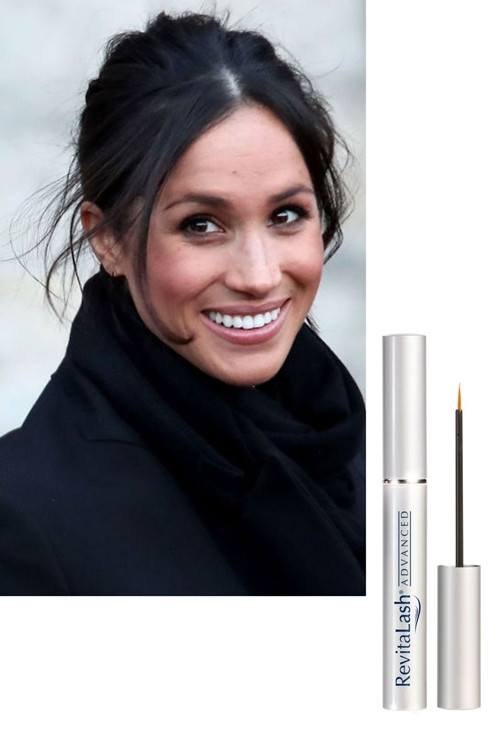 Không chỉ chuốt mi dày, kẻ mắt đậm, Meghan Markle còn chăm thoa dưỡng cho hàng mi với sản phẩm Revitalash Advanced nổi tiếng, có giá gần 1,3 triệu đồng.