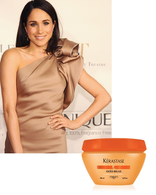 Mặt nạ tóc Kerastase Nutritive Oleo-Relax Anti-Frizz Masque giá 820 ngàn được Meghan Markle dùng thường xuyên để duy trì suối tóc óng ả, không lo bị tàn phá bởi hóa chất.
