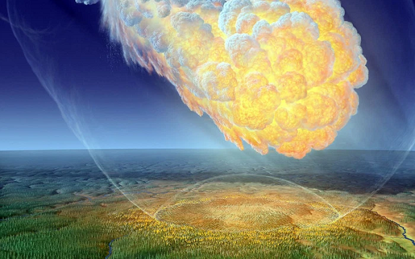 Các lý thuyết âm mưu lại cho rằng vụ nổ này là do người ngoài hành tinh, một lỗ đen cực nhỏ lướt qua Trái Đất, thậm chí một số người còn cho rằng đó là một UFO rơi và phát nổ. Một số giả thuyết cho rằng Nikola Tesla đã thử nghiệm hệ thống truyền dẫn không dây và vô tình gây ra vụ nổ.