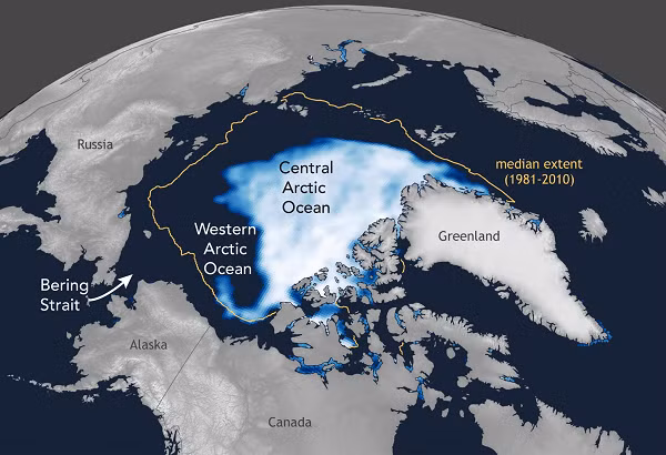 Thế giới bị thất lạc cũng đang trải qua những điều mà thế giới hiện đại trải qua: sự tan chảy của các sông băng do khí hậu ấm dần lên.