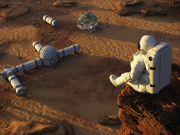 Chitin là một trong những polyme hữu cơ phổ biến nhất trên Trái đất. Khi trộn với đất sao Hỏa, nó có thể tạo ra một vật liệu đủ cứng để xây dựng các công cụ và nơi trú ẩn.