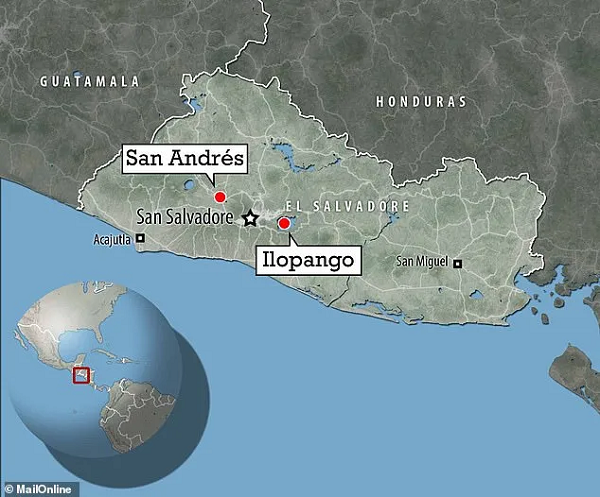 Theo các nhà khảo cổ, ngôi làng cổ San Andrés bị chôn vùi bởi lớp tro dày và vật liệu đá nóng sau vụ phun trào năm 539 sau Công Nguyên, nơi này vốn chỉ cách núi lửa 40 km.